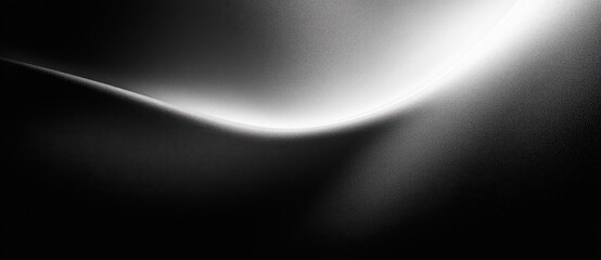 Black White Gray Abstract Noise Texture Smooth Curves Background Design