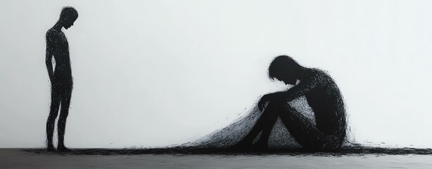 A representation of inner sadness and isolation.