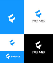 monogram logo letter F