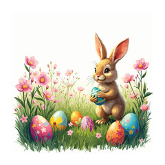 Concept of Spring background vector illustration