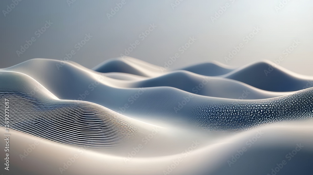 Poster futuristic tech dynamic wave of innovation. contemporary abstract background with a stylish technolo