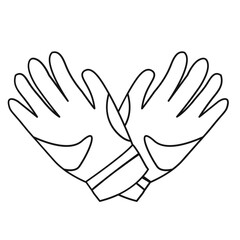 outline cute icon football illustration