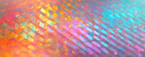 Holographic Texture Rainbow Foil Iridescent Background Abstract Neon Pastel Wallpaper
