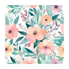 Concept of Spring background vector illustration