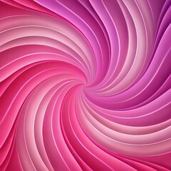 Obraz premium Pink Swirl Abstract 3D Rendered Curving Lines, Gradient Colors, Vortex Concept, Pink, Abstract Background Abstract art, 3D rendering