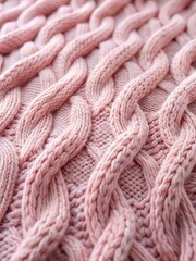 Cozy Knitted Fabric generative ai