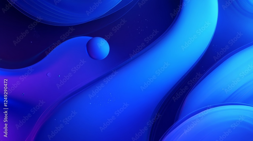 Poster creating blue gradient backgrounds for simple graphic designs digital art studio visual content crea