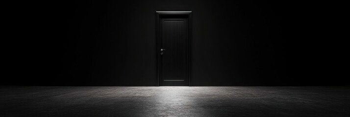 Open door to darkness: solitude and emptiness concept