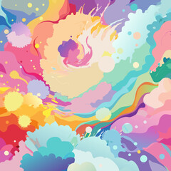 Elegant Pastel Watercolor Texture