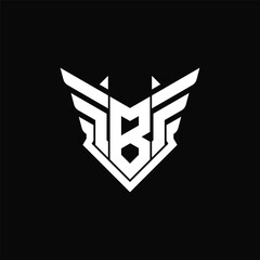 Letter B wing logo