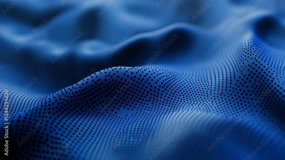 Poster creating a soothing atmosphere with blue gradient abstract background digital art graphic design vir