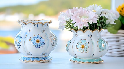 Indoor flower vase aesthetics