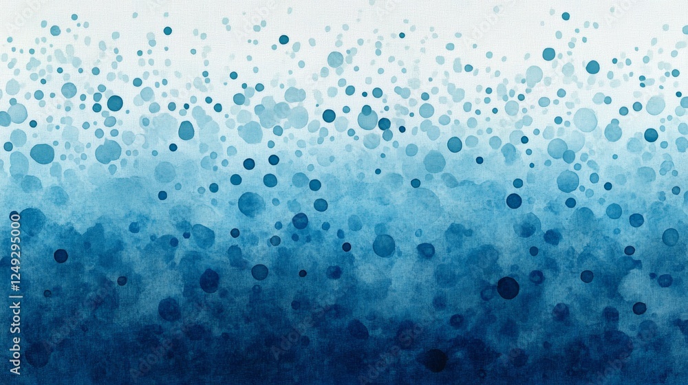 Poster creating abstract blue gradient art digital canvas graphic design virtual studio artistic perspectiv