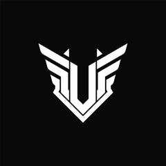 Letter V wing logo