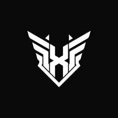 Letter X wing logo