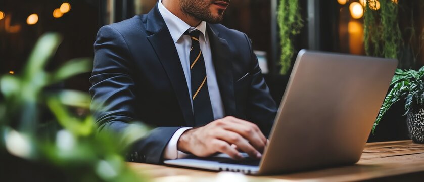 Businessman security verification methods enhance the reliability of online business communication channels.