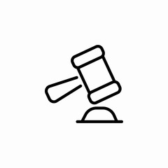 auction decision icon sign vector