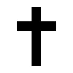 Cross icon symbol. Vector image