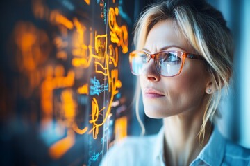 A team of engineers brainstorming solutions for a technological breakthrough