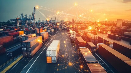 Integrating abstract logistics networks for enhanced efficiency in global supply chains
