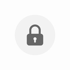 key lock safe icon sign vector