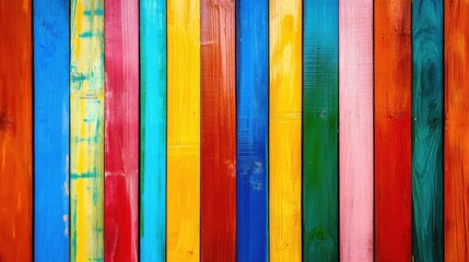 colorful wooden planks background texture