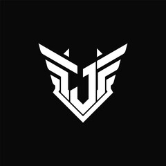 Letter J wing logo