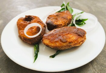 Fish Fry on a plate