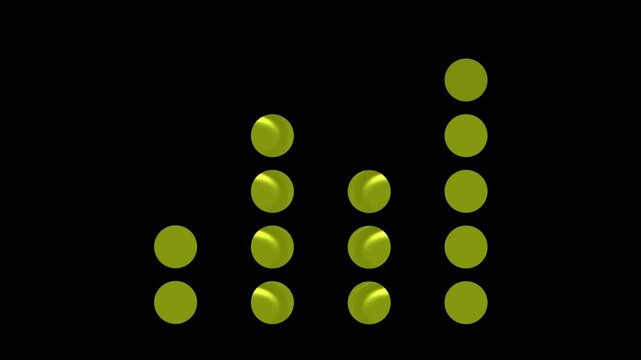 business graph and chart, financial arrow upward, web traffic growth analytics, SEO report monitoring video animation.