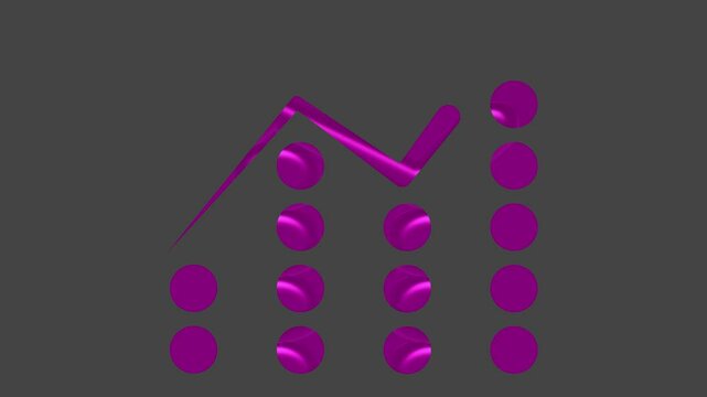 business graph and chart, financial arrow upward, web traffic growth analytics, SEO report monitoring video animation.