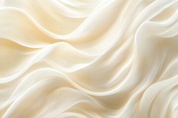 Obraz premium white wavy fiber texture.