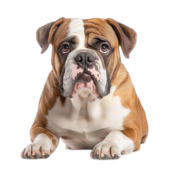 Obraz premium Olde English Bulldogge Lying Down