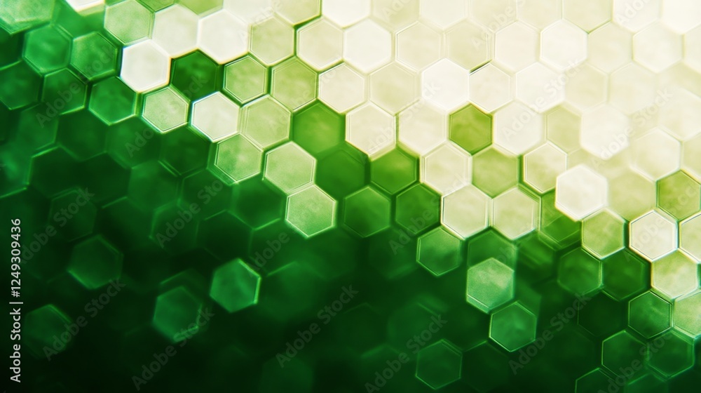 Poster captivating hexagon bokeh shift artistic studio photography colorful environment closeup view creati
