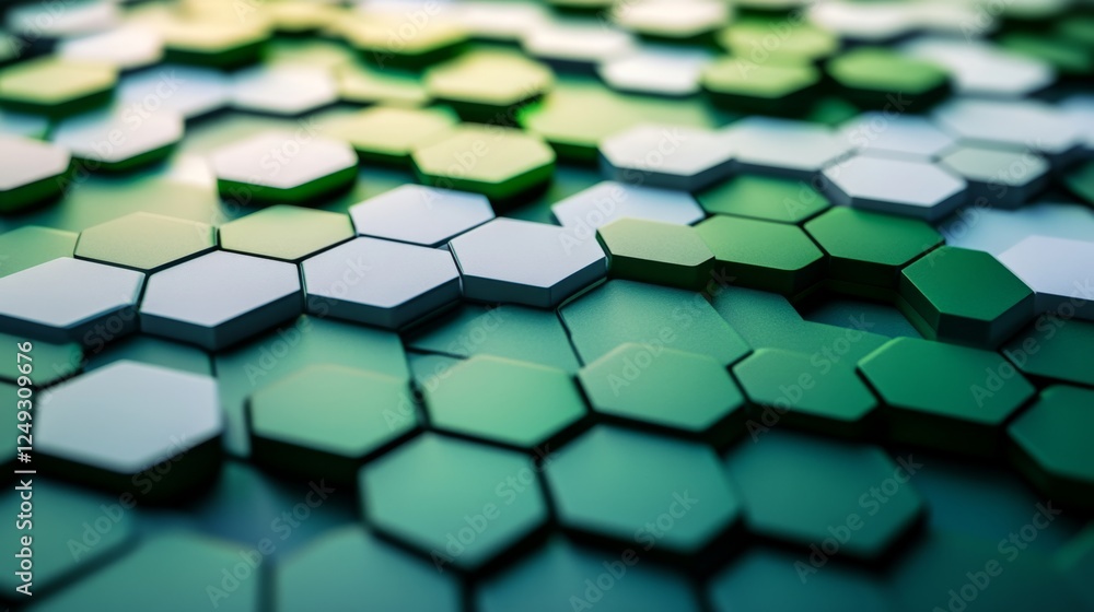 Poster captivating hexagon bokeh transition abstract studio close-up photography artistic environment macro