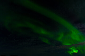 Aurora Borealis - Northern Lights on a sky in Finnish Lapland.