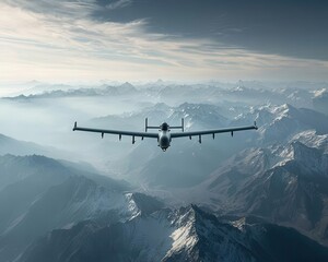 Solarpowered drones monitoring climate change and renewable energy efficiency