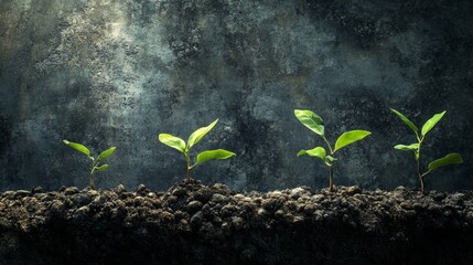 Achievement celebration office workspace digital art inspirational environment close-up view success concept