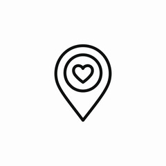favorited spot icon sign vector