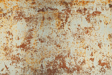 old metal rusty wall close up