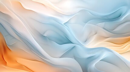 Obraz premium Abstract Layered Paper Art with Wavy Patterns