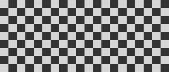 Seamless Checkered Pattern in Gray and Black