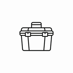 mehanic tool box icon sign vector