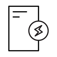 Electricity usage bill report for buildings, houses, apartments and other properties