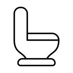 Obraz premium Future sitting toilet with lid