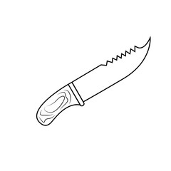 Obraz premium outline icon camping travel Illustration