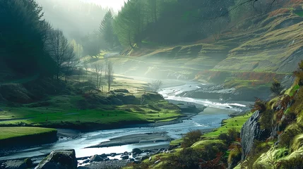 Gordijnen Beautiful landscapes © Chuhong