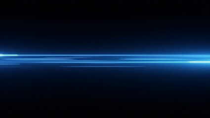 Abstract blue speed motion light background. Generative Ai.