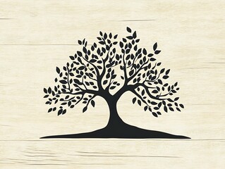 Elegant Cedar Tree Logo for Company Sign