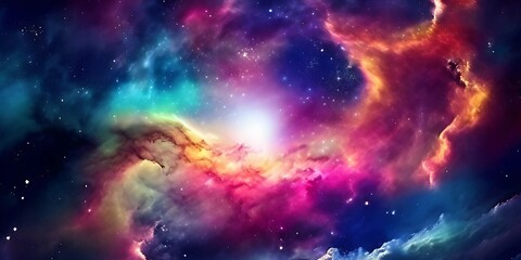 A Vibrant Cosmic Nebula That Reveals the Colorful Depths of the Universe