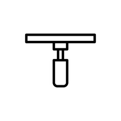 Rubber window wiper for cleaning slippery surfaces